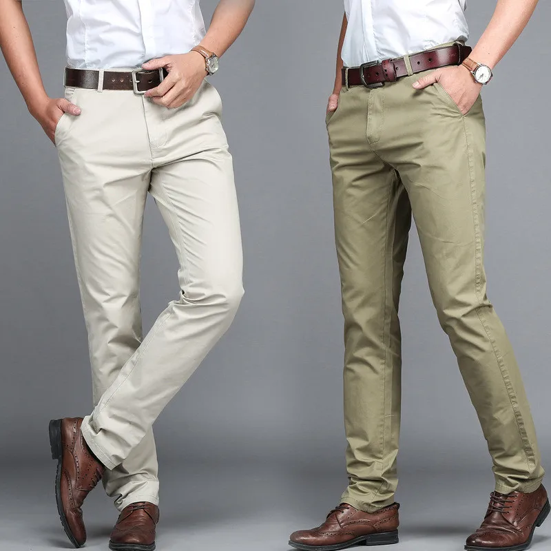 

men's pants High Quality dress pants men business trousers Office casual social pants men's classic pants men suit pants