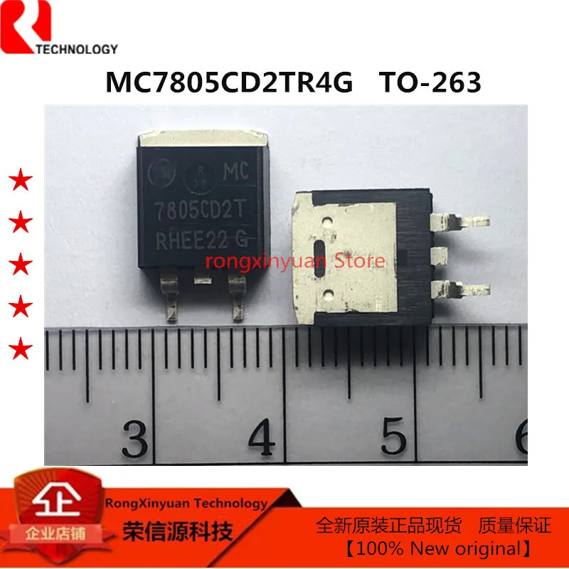 Новинка 263 оригинальные Положительные регуляторы напряжения MC7805CD2TR4G TO-7805 MC7805CD2TG