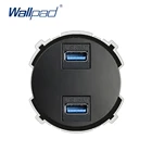 Настенная розетка Wallpad 2 USB 3,0 функциональная клавиша только для передачи данных Бесплатная комбинация