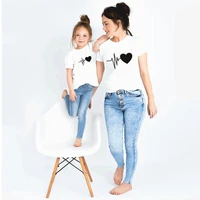 2020 summer family matching clothes cute mother and daughter family mommy and me clothes baby girl boys clothes baby t shirt