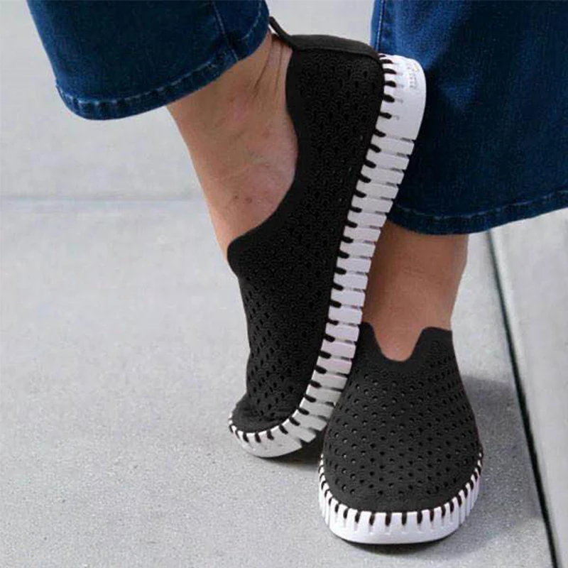 

Hollow summer ladies sandals breathable soft casual casual shoes women flat shoes women shoes