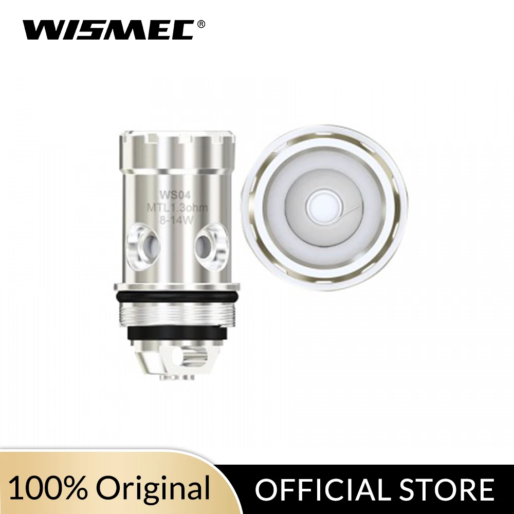 [Официальный магазин] Головка Катушки Wismec WS04 MTL 1.3ohm совместима с режимом VW/Bypass для