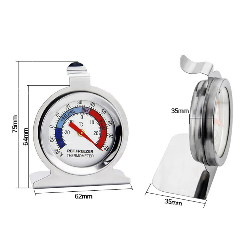 

Classic Dial Fridge Freezer Thermometer Food Meat Temperature Gauge Kitchen #789 #78