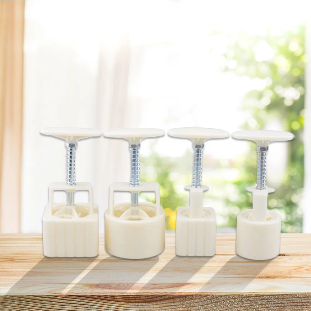 16 шт. 50 100 г круглая и квадратная форма для лунного торта пресс ручной Чистая Форма