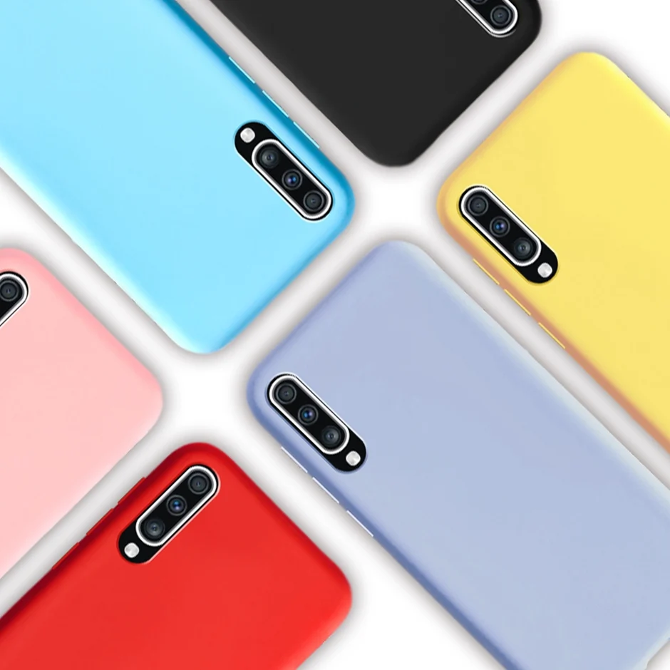 Мягкий чехол карамельного цвета из ТПУ для Funda Sasmung Galaxy A70 SM-A7050 A705F силиконовый Samsung