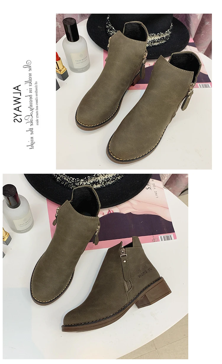 Bootee/ г.; женские ботинки на низком каблуке; обувь с круглым носком; женские резиновые сапоги; роскошные дизайнерские ботинки на молнии со шнуровкой; женские непромокаемые ботинки