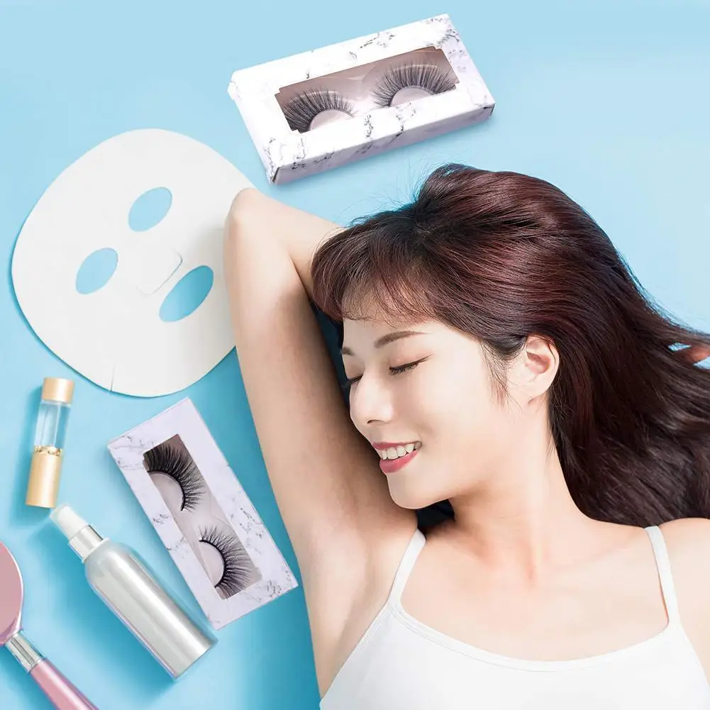 

1pcs New Empty Eyelashes Packaging Soft Paper Lash Box Logo Holographic Design Holography Mobile Cell 3d Boxes Lashes Phone P2n3