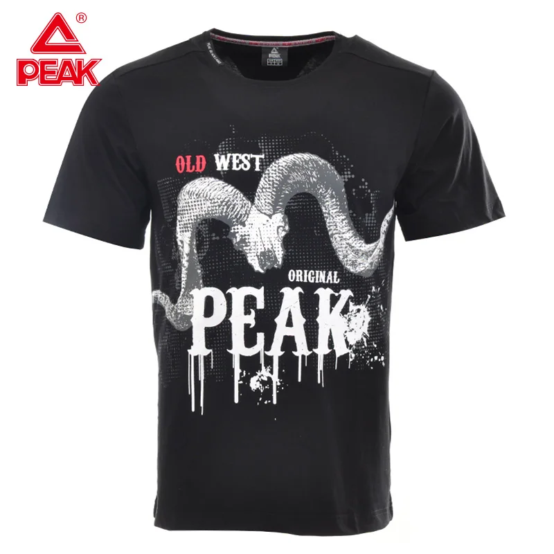 Мужская футболка для фитнеса PEAK Dryfit Спортивная бега футбола баскетбола