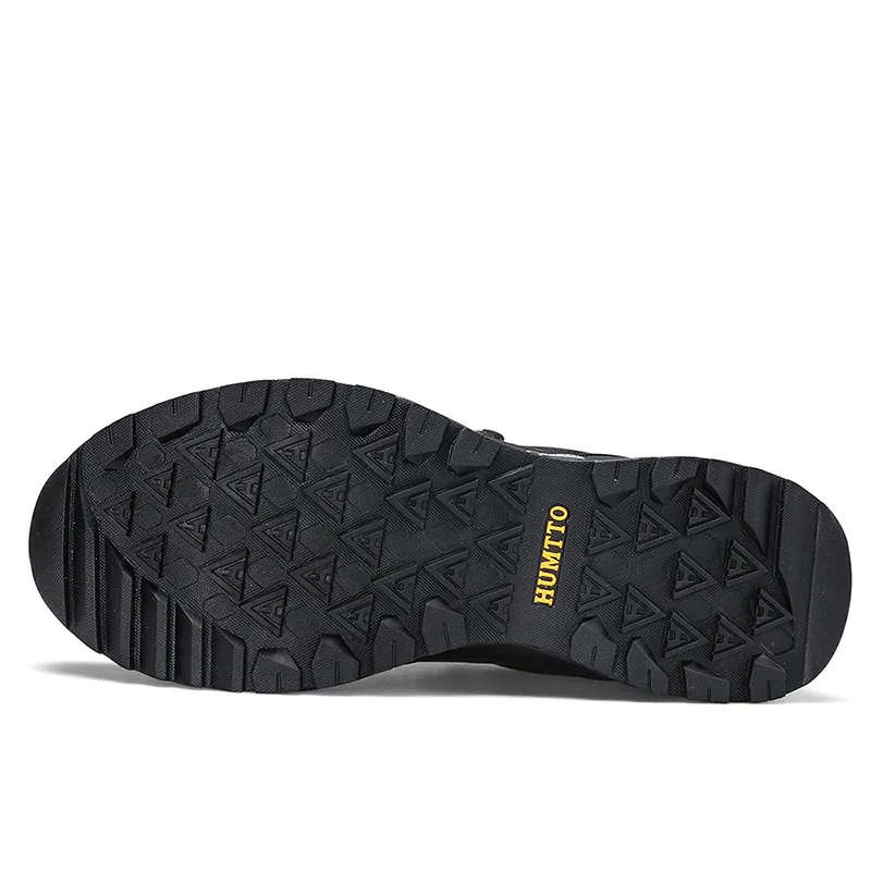 HUMTTO Waterproof Hiking Boots for Men Outdoor Climbing Walking Mens Sneakers Breathable Leather Sport Mountain Trekking Shoes