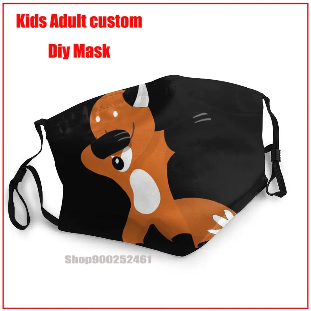 

Dabbing Fox Pose DIY mascarilla harry mask washable reusable face mask kids mask pm2.5 funny pattem print grimace ghost