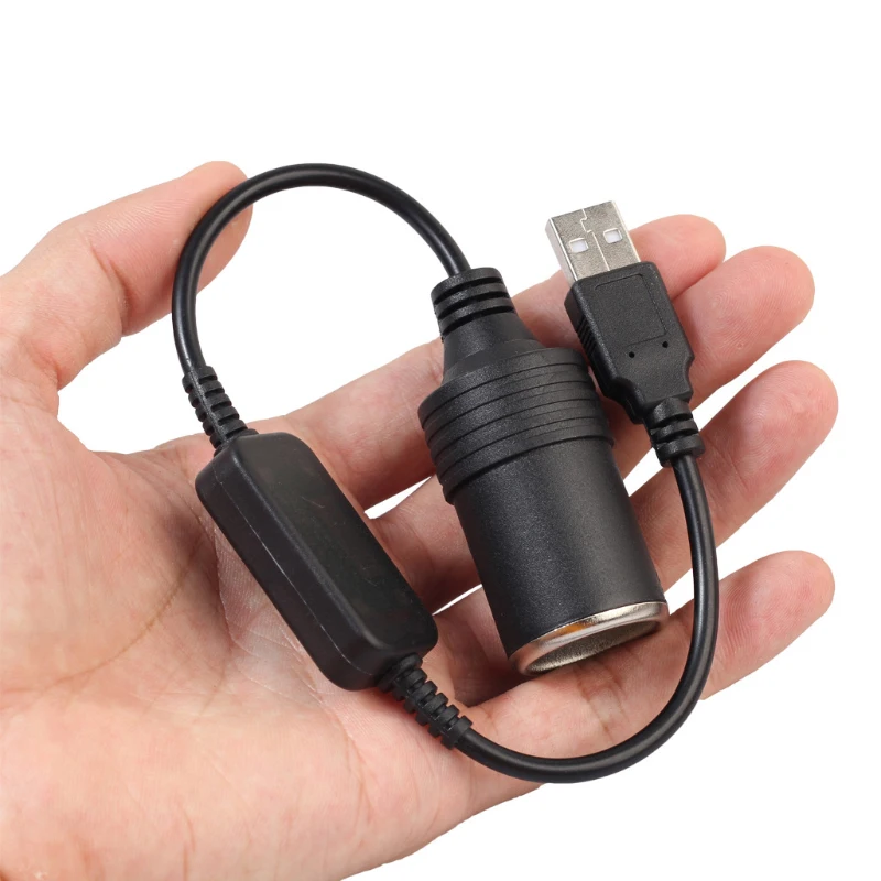 USB A Male 5 В до 12 DC конвертер розетка для автомобильного прикуривателя Женский