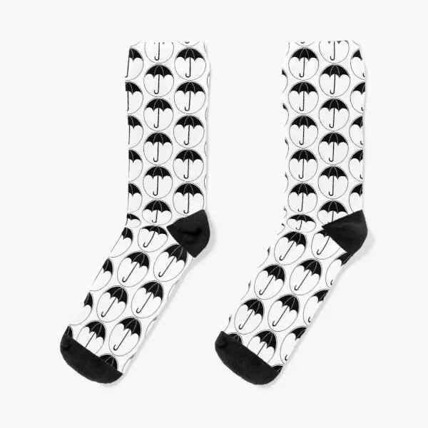 

Umbrella Academy Logo Crew Socks Mens Black Best Ankle Women Knee High