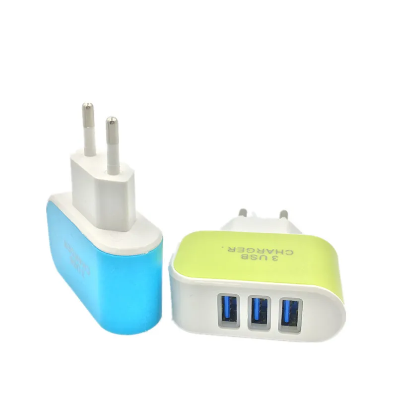 

Новое поступление, 3 порта s 3,1 А, тройной USB-порт, настенное зарядное устройство для дома и путешествий, адаптер переменного тока с вилкой Ста...