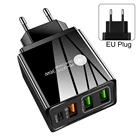 36 Вт Быстрая зарядка для iPhone настенное зарядное устройство быстрой зарядки для Samsung S10 S9 S8 штекер Xiaomi 11 Huawei мобильный телефон зарядное устройство, адаптер