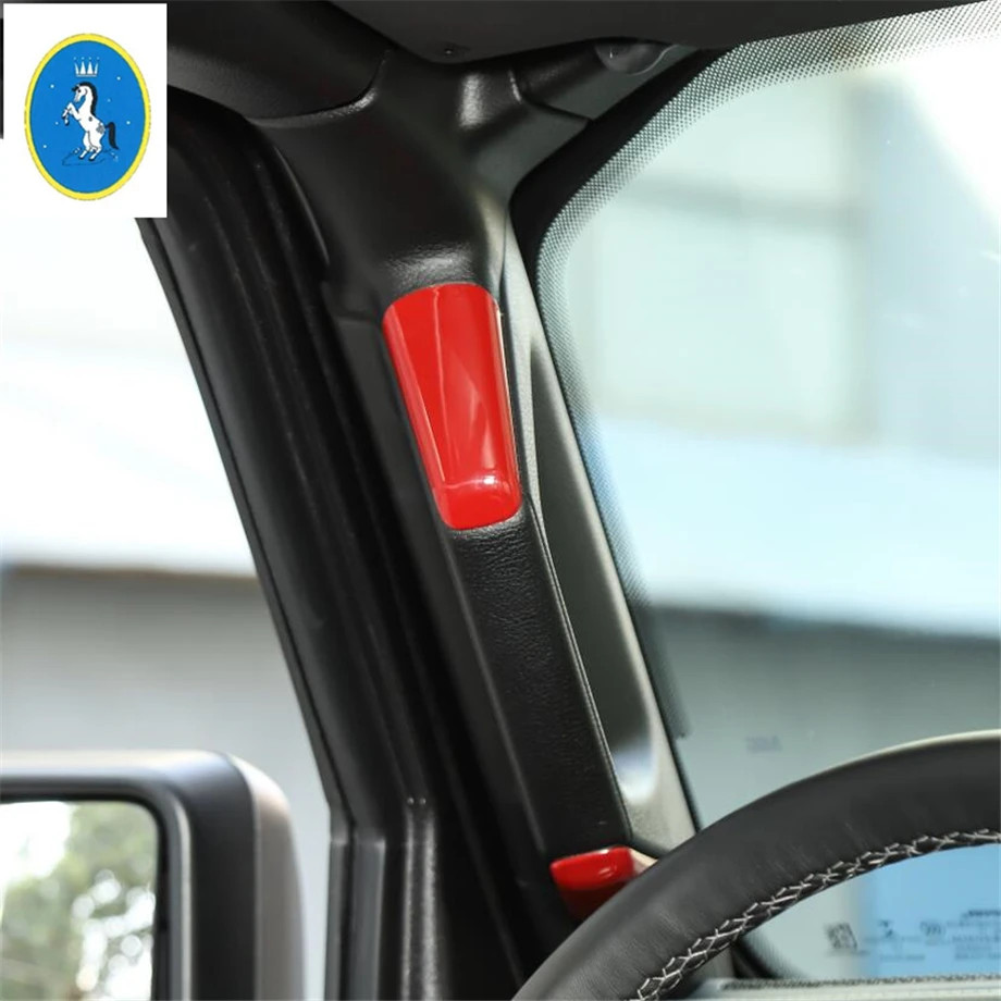 Yimaautotrims авто аксессуары стойки/столб B дверная ручка Фиксатор крышки комплект подходит для Jeep Wrangler JL 2/4 двери