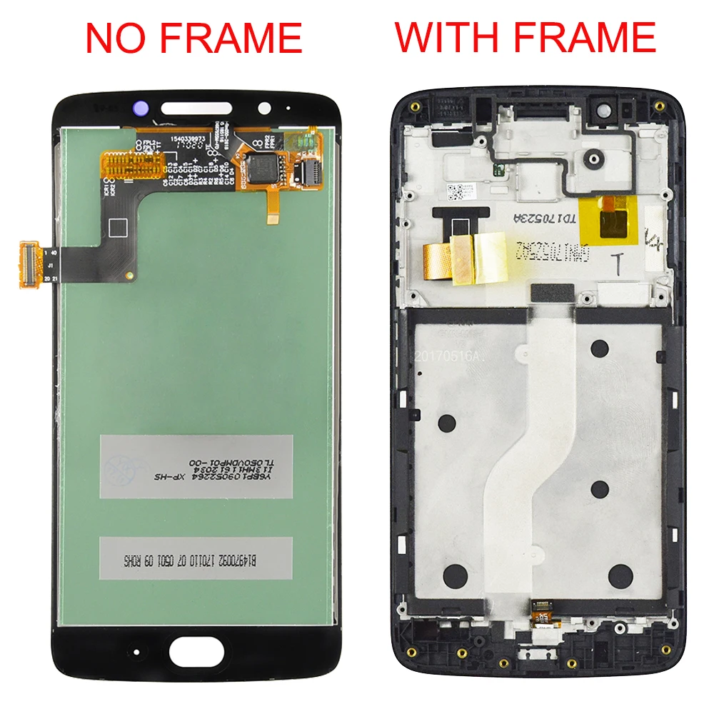 Оригинальный дисплей для Motorola Moto G5 ЖК-дисплей с сенсорным экраном и рамкой