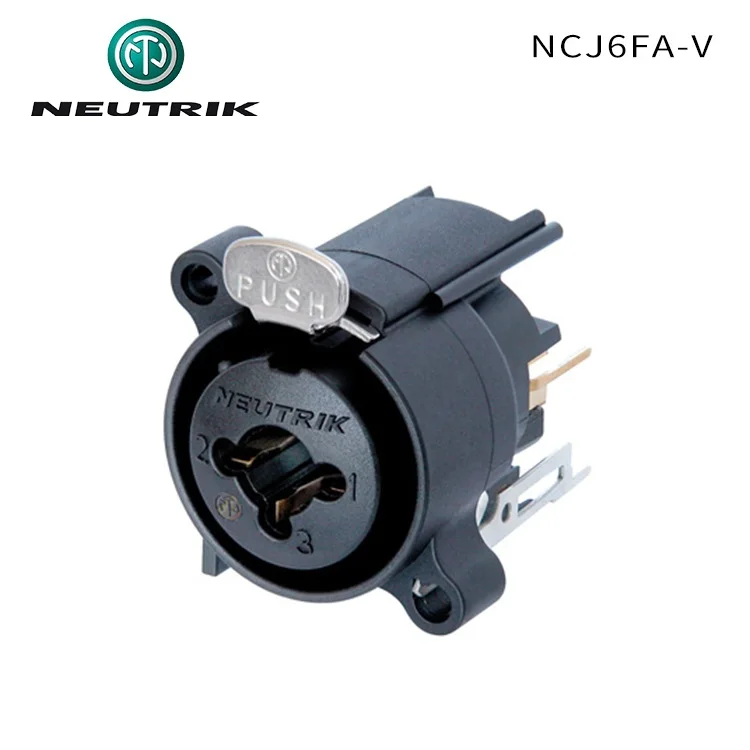 NEUTRIK NCJ6FA V переменного тока 3 полюсный XLR сосуд с (6 35 мм) 1/4 &quotТРС стерео джек
