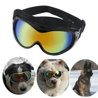 adjustable pet dog waterproof sunglasses large dog glasses eyewear windproof sun protection goggle uv sunglasses