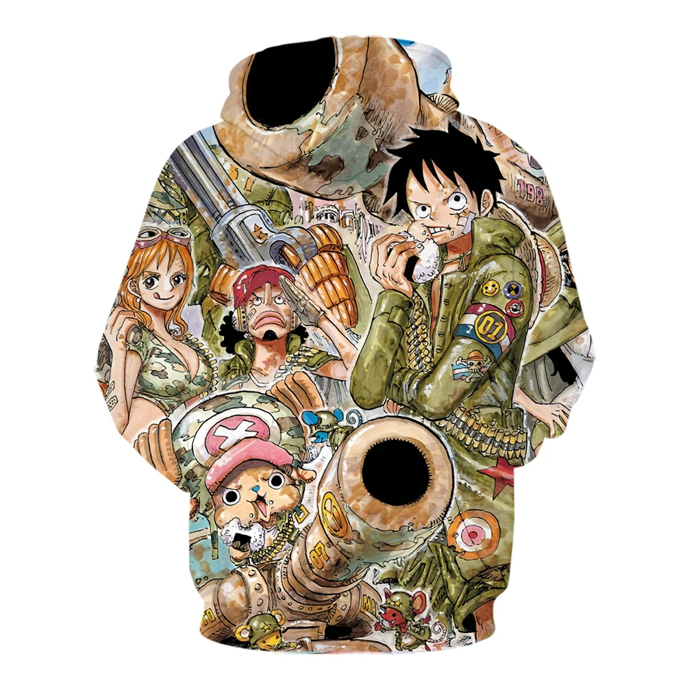 Luffy цельные толстовки для мужчин/женщин 2020 Новая мода хип хоп худи Повседневная