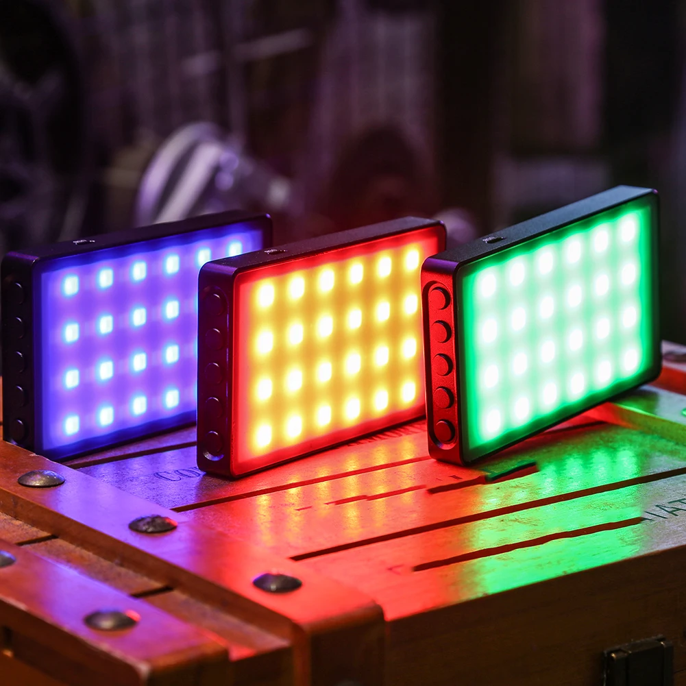 VILTROX Weeylight RB08P RGB Полноцветный свет Высокая CRI LED Заполнение телефоном SLR Камера фотографии Лампы включены.