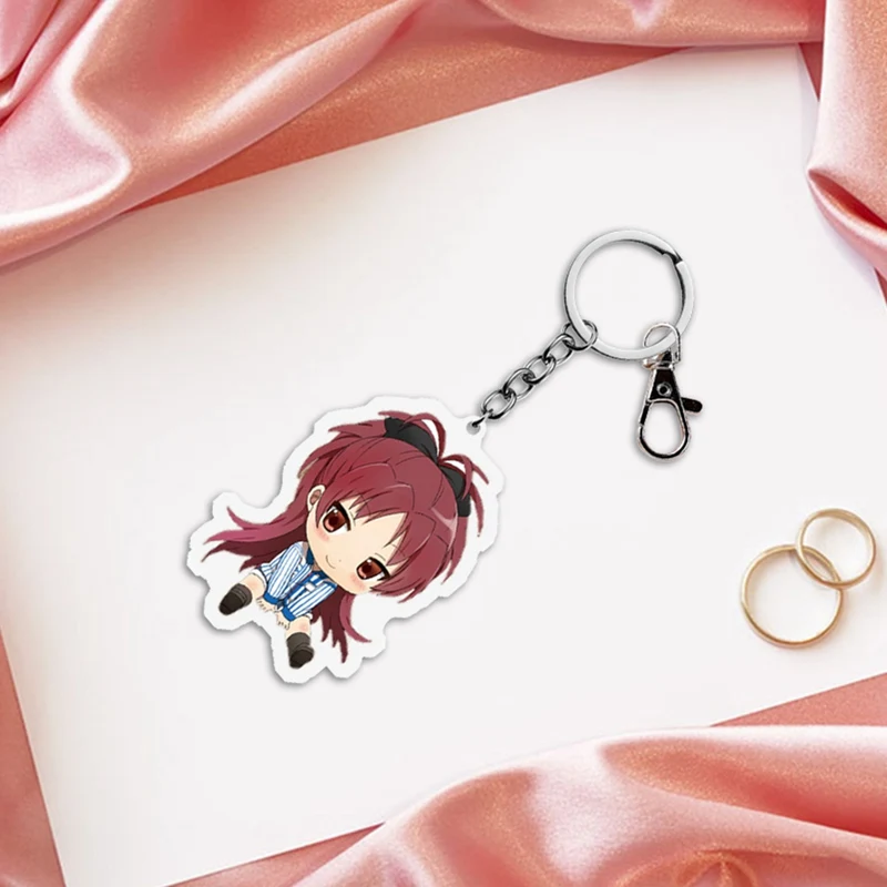 Брелок для ключей косплея аниме Puella Magi Madoka Magica японский мультфильм Kaname акриловый