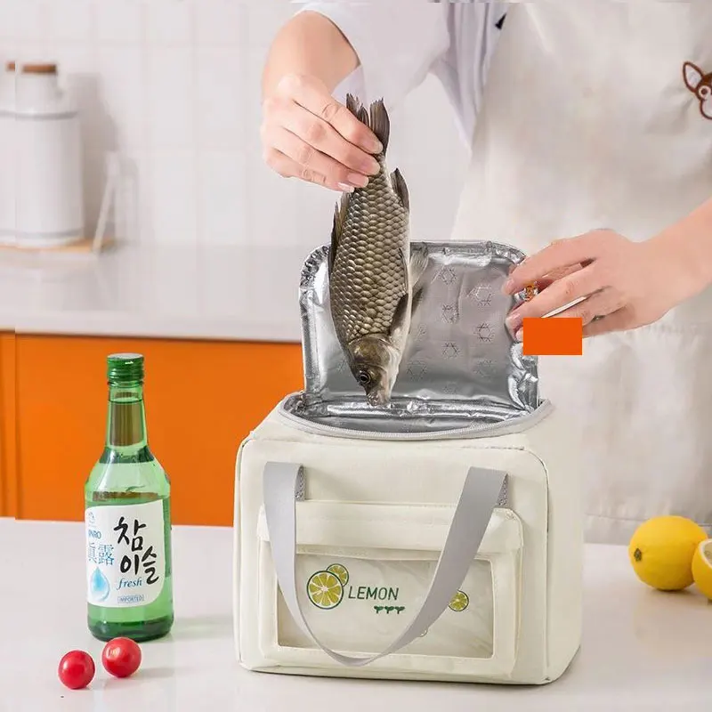 Мужская изолированная сумка для ланча MABULA многоразовый Ланч бокс работы школы