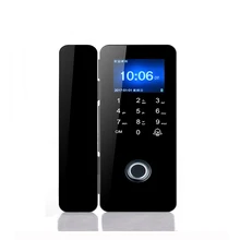 2021 Glass Door Fingerprint Lock Office Attendance Electronic Password Lock Free Hole Semiconductor Mobile Phone Unlock XM308