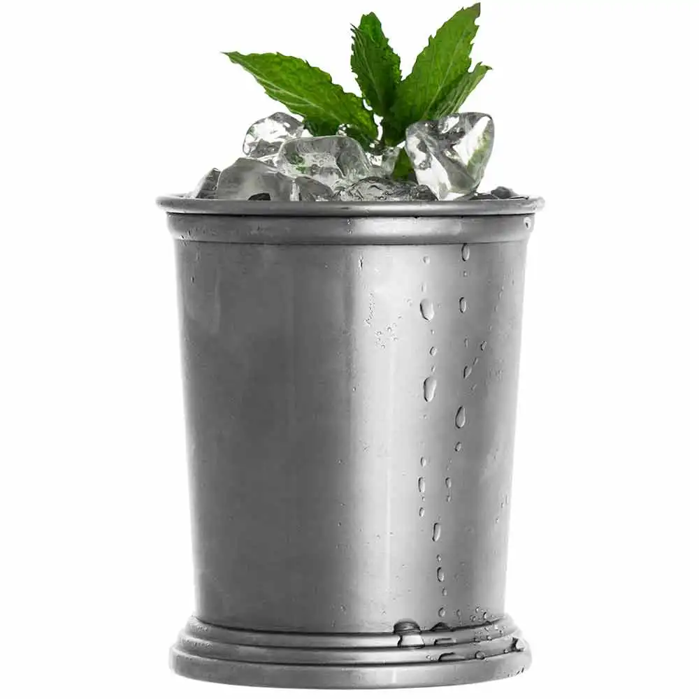 Silver Мята Julep чашка из нержавеющей стали Коктейльная кружка чашка смешанные напитки чашка мартини Мохито напиток бар пивная кружка для вечеринки кружки - Цвет: Silver