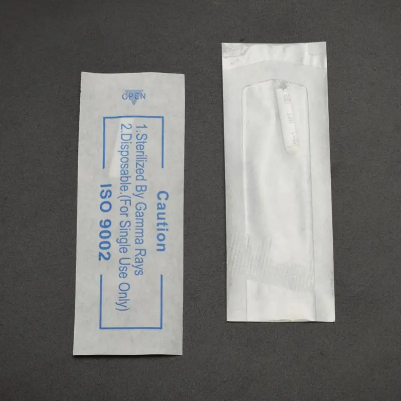 

White U Type Double Arc Permanent Makeup Manual Eyebrow Tattoo Blades 18 Pin Micro Blading Blade Tattoo Needle/100 Pcs