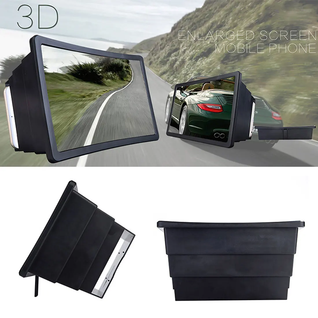 Универсальный мобильный увеличитель для экрана телефона 3D увеличительное видео