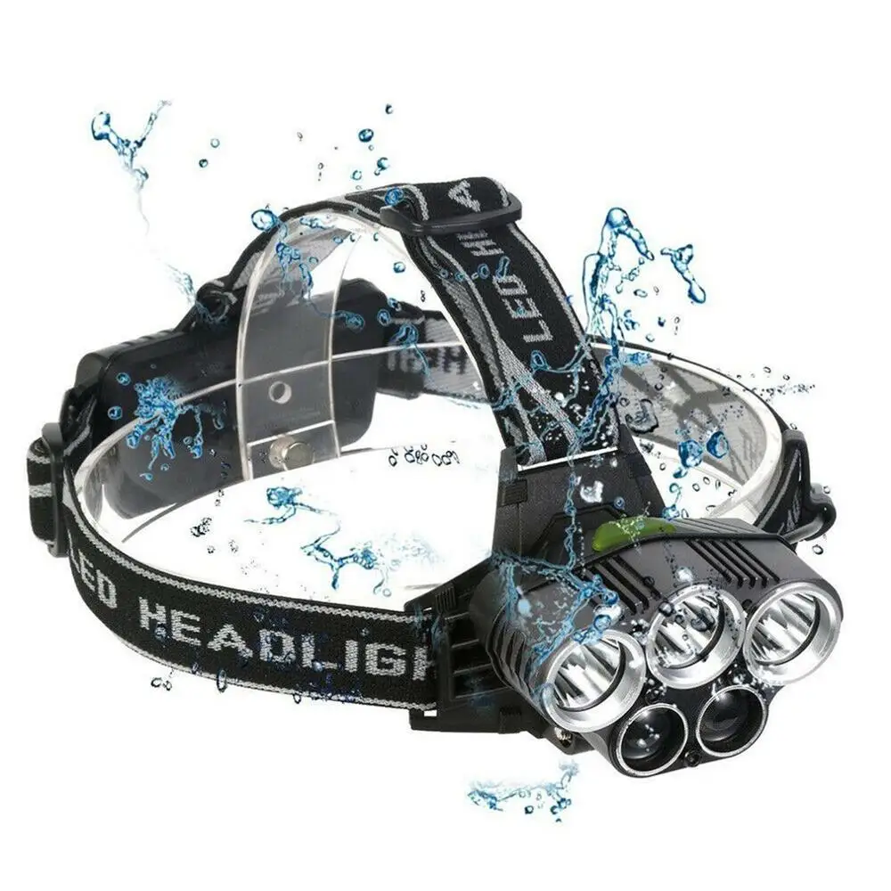 ИК датчик головной светильник светодиодный налобный фонарь для рыбалки T6 USB