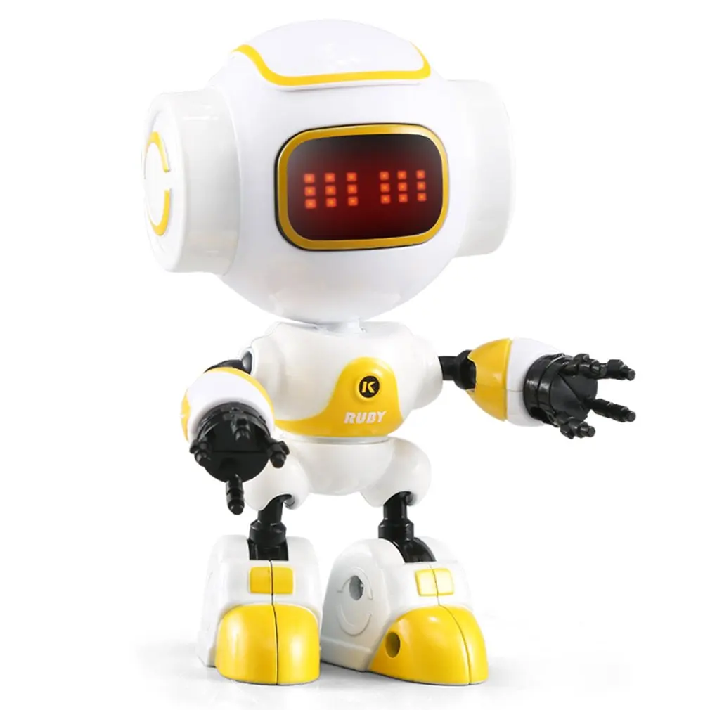 JJRC R8 мини умный робот детский озвученный Интеллектуальный светодиодный глаз DIY