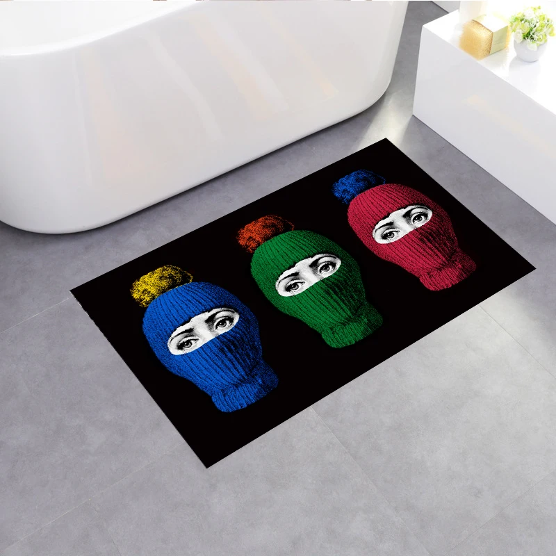 living room door floor mat bathroom nordic home indoor bedroom carpet mat kitchen tatami rug lady face floor blanket 2021 new free global shipping