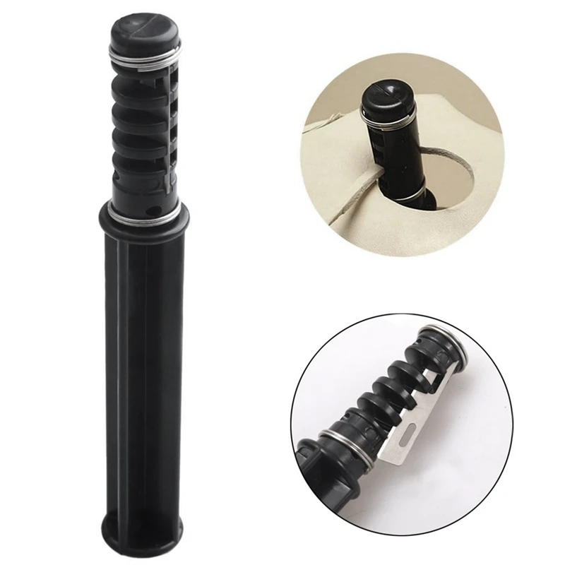 DIY кожаный нож для шнура ремесла Инструменты кожаных лент ремешки резак с 3