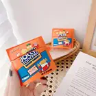 Чехол для наушников airpods 1 2 pro, силиконовый защитный чехол с крючком