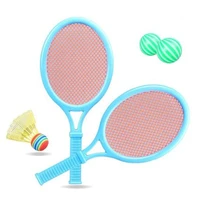 2020 newly 1 pair youth childrens badminton rackets sports cartoon suit toy for children 19ing