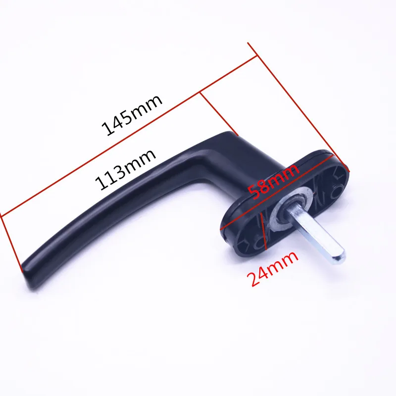 Inside Open Linkage Lever Plastic Steel Window Lock Black Handle | Обустройство дома