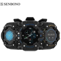 senbono lc11 smart watch men sports fitness blood pressure heart rate alarm watch ip68 waterproof smartwatch for android ios