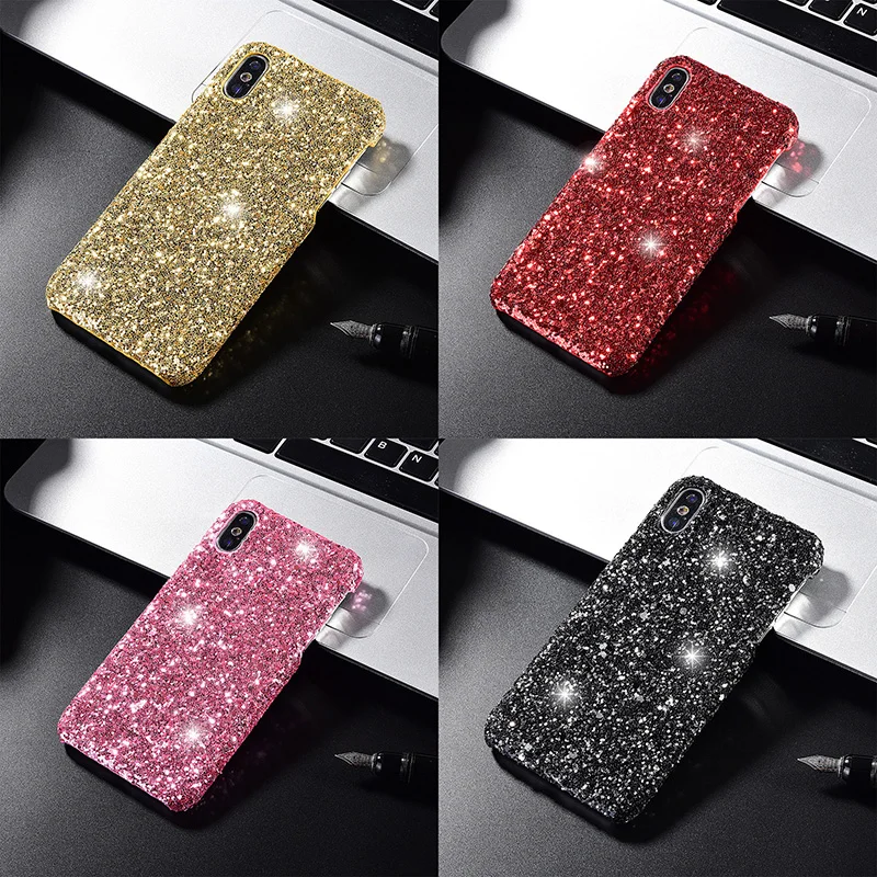 Чехол для телефона с блестками iPhone XS Max 7 8 6 s Plus X XR|Бамперы| |