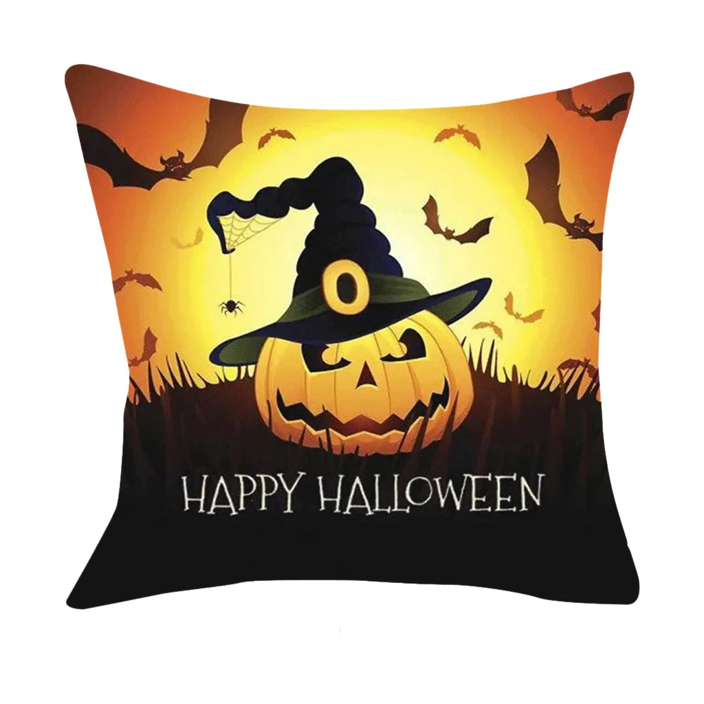 C чехол на Хэллоуин искусственная наволочка льняные наволочки подушки