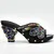 Black shoes only Комплект из итальянских женских туфель и сумочки желтого цвета, украшенных стразами; комплект из свадебной обуви и сумочки в нигерийском стиле - Цвет: Black shoes only