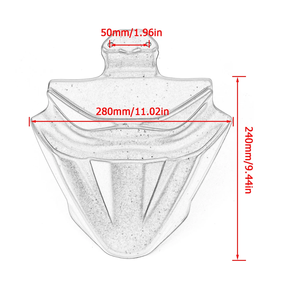 

CRF1000L Front Beak Fairing Extension Wheel Extender Cover For Honda CRF 1000L 1000 L 2016 2017 2018 2019