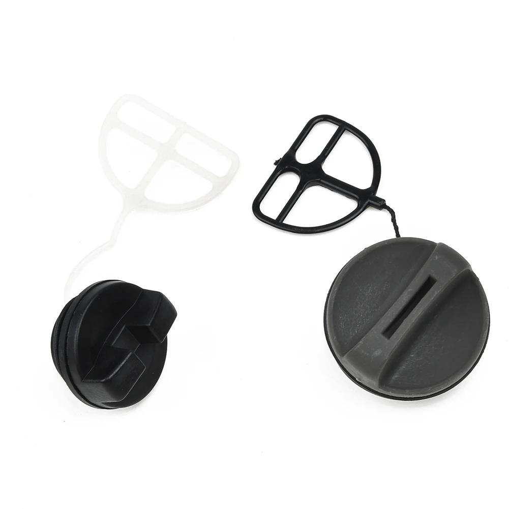 

For Husqvarna T435 Fuel cap Kit Oil 353 362 365 371 5372815-02 Cover 2pcs