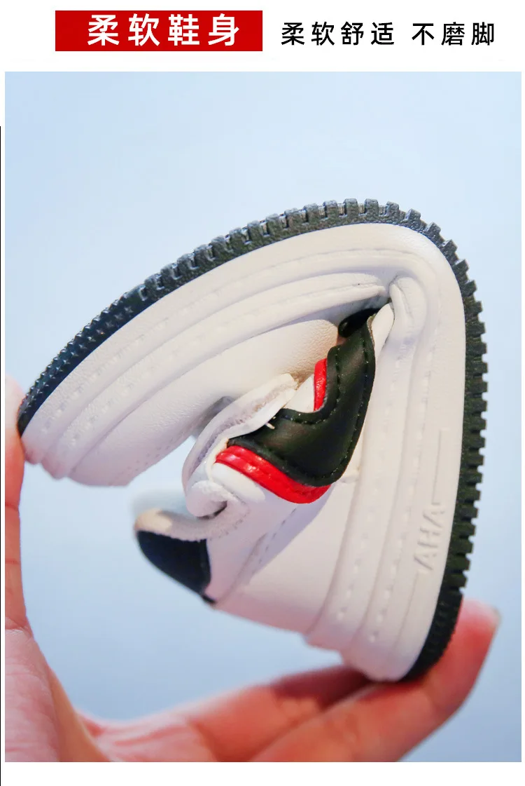 

Kids Sneakers Infant Fashion Stretch Breathable Leather Childrens Flat Shoes Boys and Girls Sports Running Shoes Basket Enfant