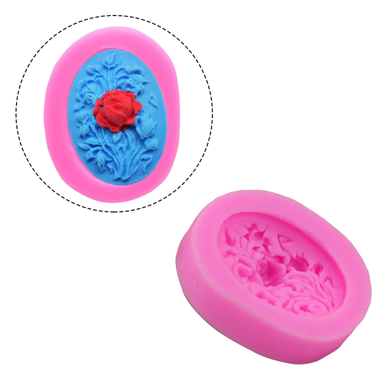 Высокое качество пион мыло в форме цветка силиконовая форма DIY помадка украшения