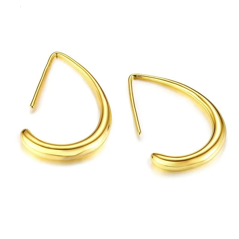 Женские серьги подвески в форме капли воды Vnox золотистые медные для