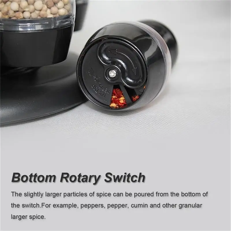 Вращающаяся бутылочка для специй и перца | Дом сад