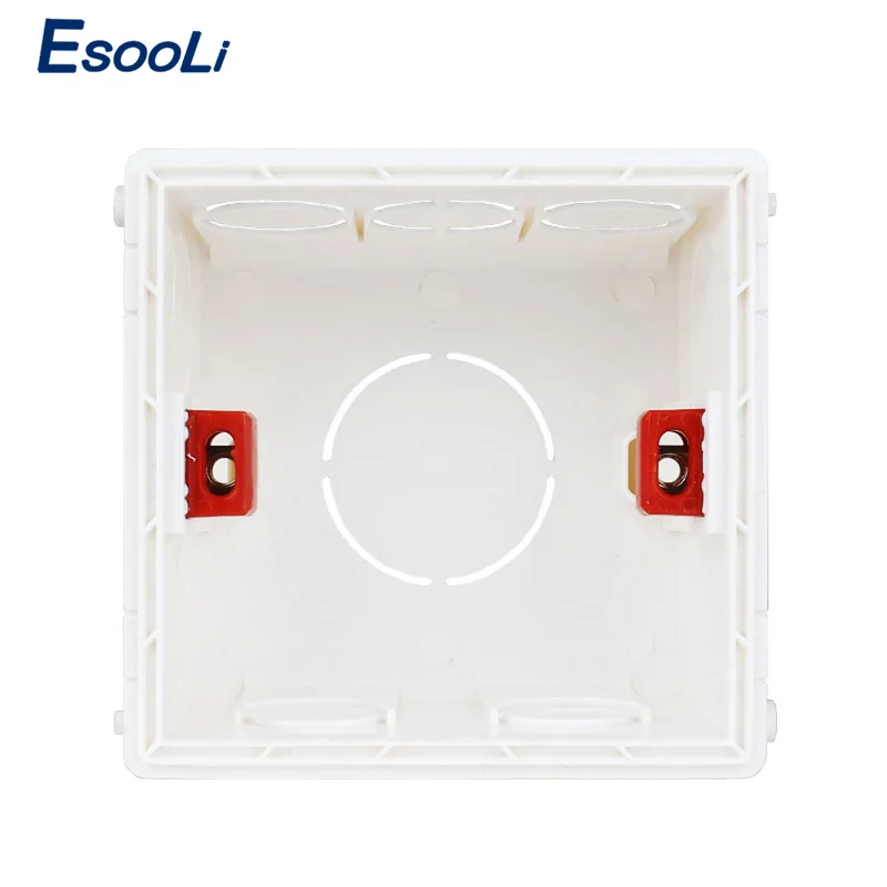 Регулируемая Монтажная коробка EsooLi из ПВХ внутренняя кассета 86*83*50 для