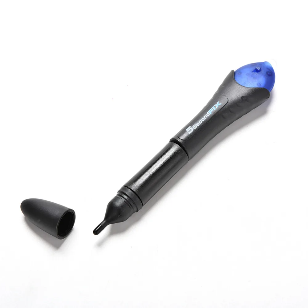 

2Pcs/set Industrial 5 Second Fix Liquid Glue With UV Light Refill Bottle Glass Metal Plastic LED Adhesive Touch Screen Wood