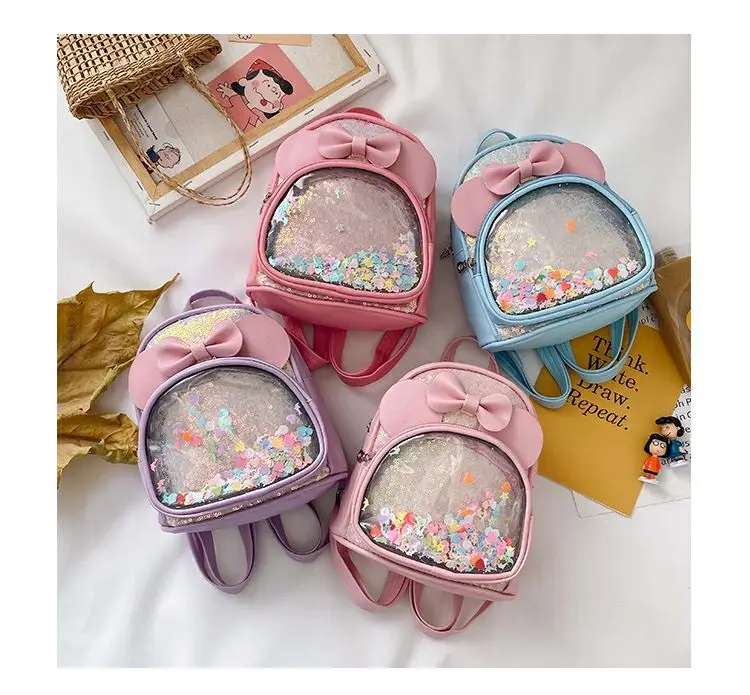 

Детская сумка из ПУ кожи, школьные ранцы для детей, рюкзаки для учеников, модные сумки для книг для малышей и детсадовцев, милый рюкзак для ма...